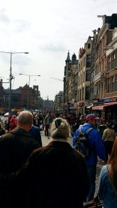 Few people in Amsterdam. (c) Linda Paju